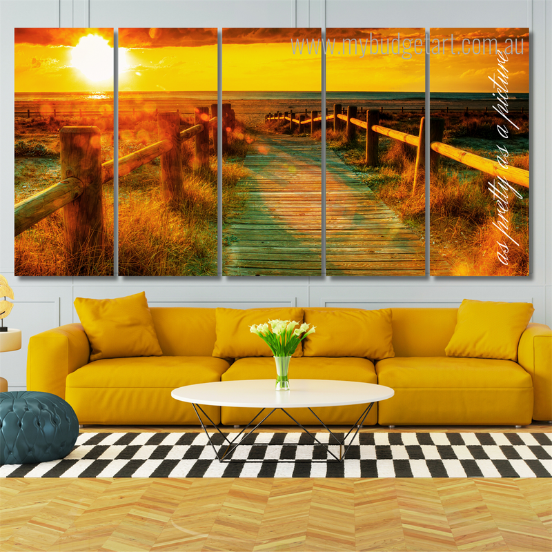 Sunset Beach Costline Cabo De Gata Almeria Spain Landscape Nature Modern Split Stretched 5 Piece Framed Canvas Wall Art Prints Set For Home Wall Decor Sunset Beach Costline Cabo De Gata Almeria Spain Landscape Nature Modern Split Stretched 5 Piece Framed Canvas Wall Art Prints Set For Home Wall Decor