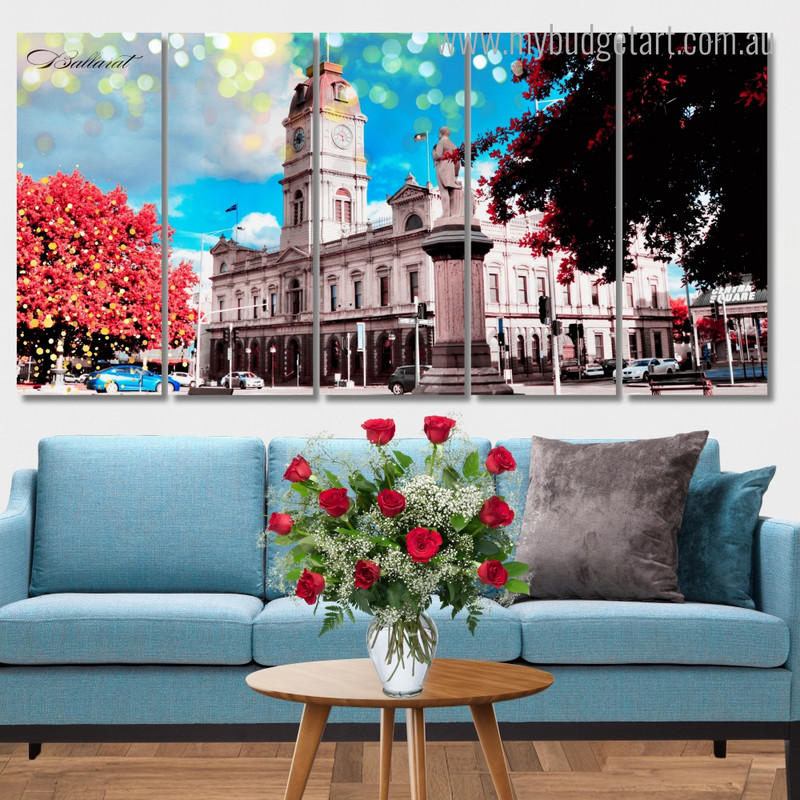 Ballarat Victoria Australia Cityscape Modern Framed Painting Pictures 5 Piece Canvas Print Australia For Home Decor Ballarat Victoria Australia Cityscape Modern Framed Painting Pictures 5 Piece Canvas Print Australia For Home Decor