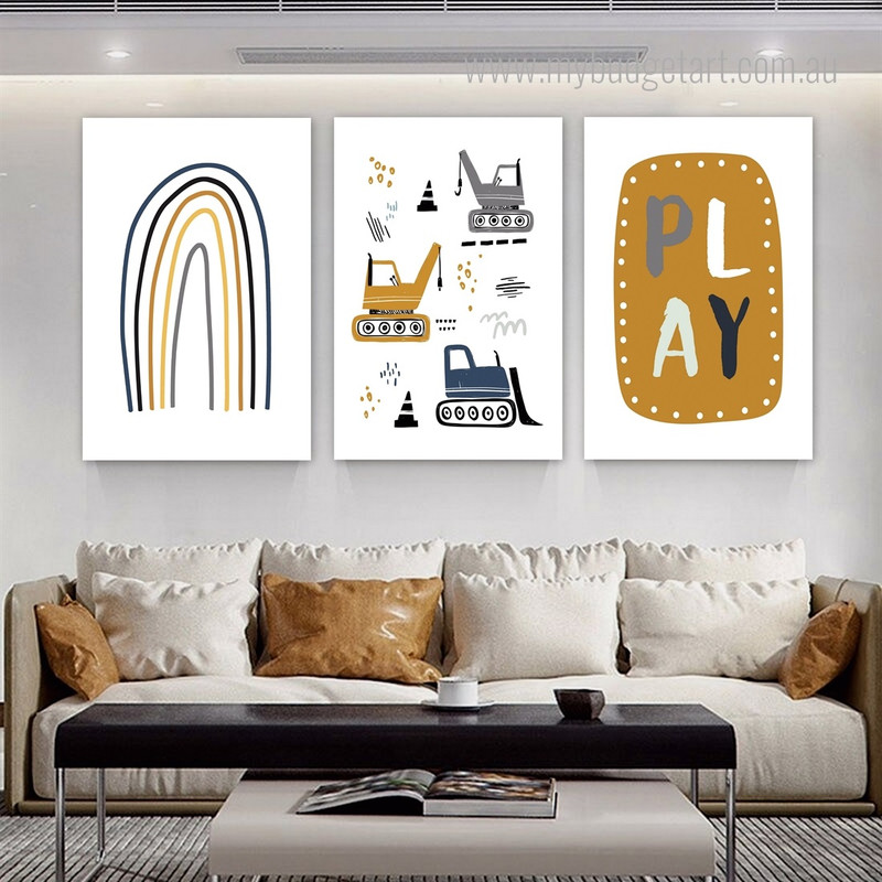 Crawler Crane Landscape Abstract 3 Multi Panel Painting Photograph Nursery Canvas Prints Wall Sets for Room Wall Garnish Crawler Crane Landscape Abstract 3 Multi Panel Painting Photograph Nursery Canvas Prints Wall Sets for Room Wall Garnish