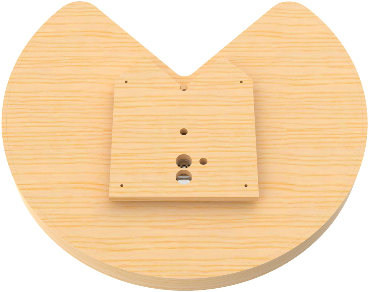 Rev-A-Shelf Banded Wood Kidney Susan Shelf With Bearing