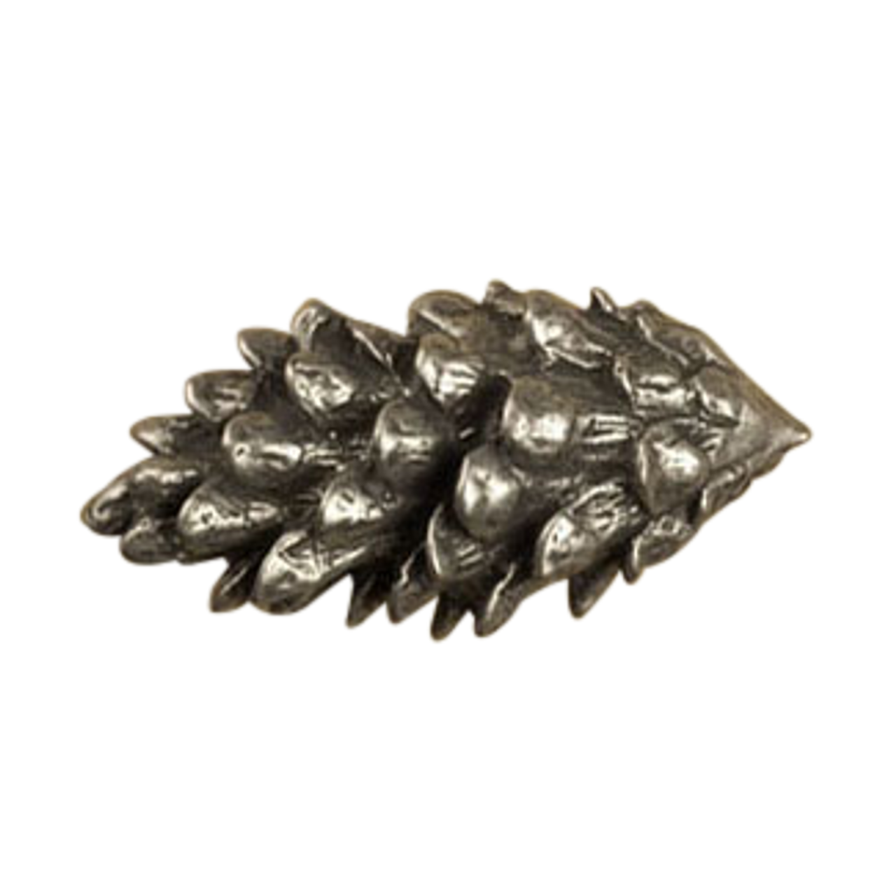 Pinecone Cabinet Knob, Antique Brass