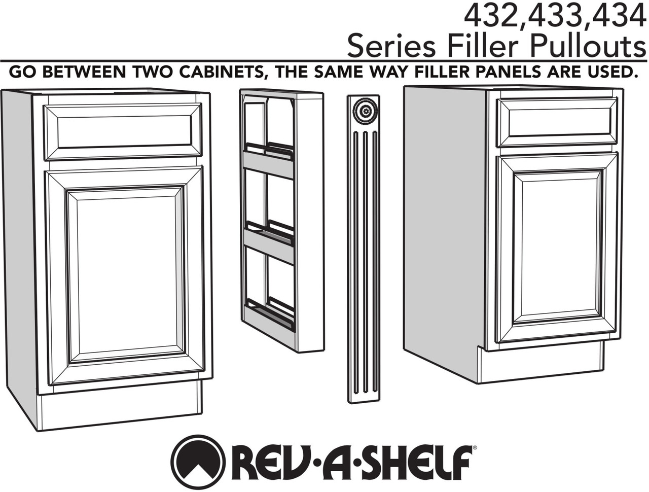 Pull-Out Between Cabinet Towel Bar Base Filler with Full-Extension,  Ball-Bearing Soft-Close Slides by Rev-A-Shelf