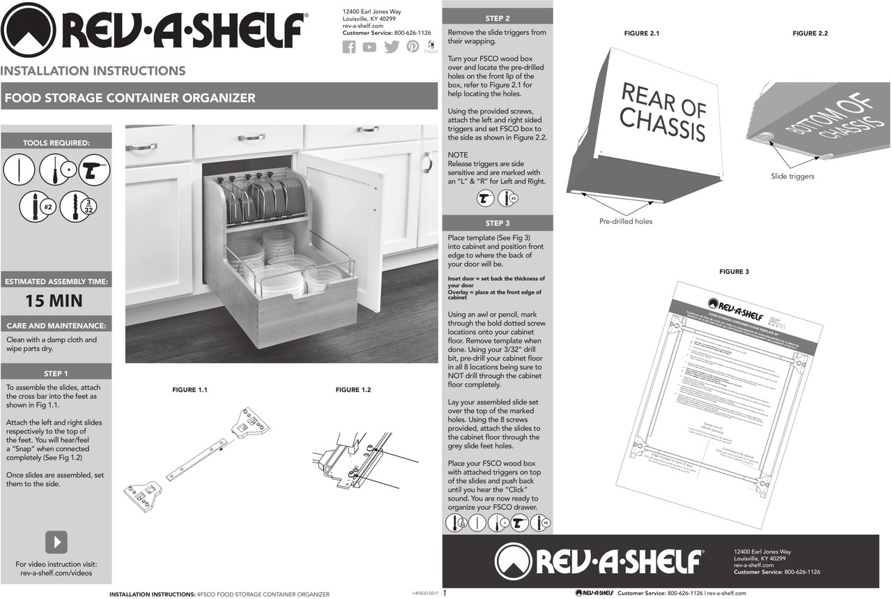 Rev-A-Shelf 4FSCO-24SC-1