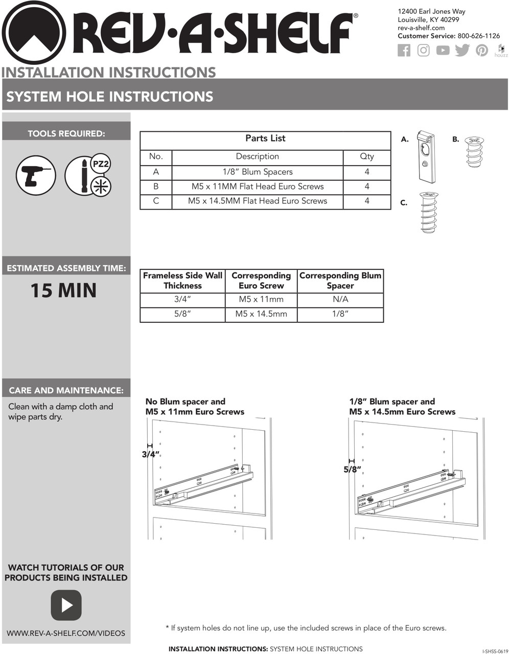 Rev-A-Shelf 4WTCD-495HFLSC-1