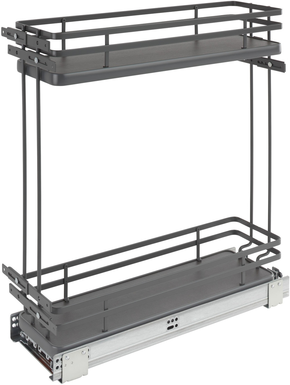 Rev-A-Shelf Two-Tier Wire Organizer with Blum Soft-Close 5322-BCSC-11-Gray