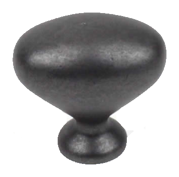Get Century Hardware 06102GM Builder's Choice 13/8'' Oval Knob Gun Metal