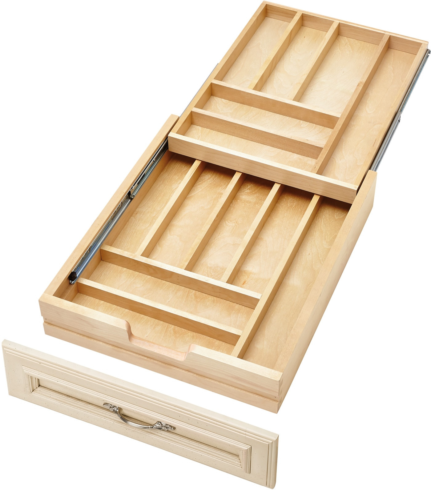 Get Rev A Shelf 4WTCD 1 Rev A Shelf 12 in Tiered Cutlery Drawer