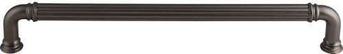 Chareau Reeded Appliance Pull 12 Inch Ash Gray