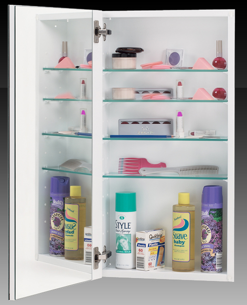 1000 Series WHITE CABINET W/BEVELED MC10344-W 1000 Series WHITE CABINET W/BEVELED MC10344-W