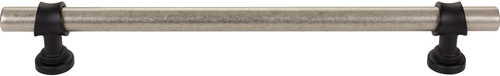 Dakota Bit Appliance Pull 18 Inch Pewter Antique and Flat Black M2791