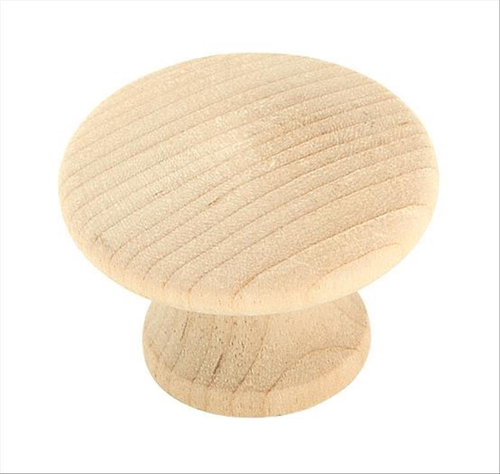 Everyday Heritage 1-1/4'' diam Unfinished Cabinet Knob BP811WD