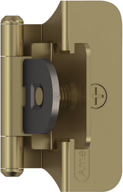 Functional Hardware 1/4'' Overlay Double Demountable Cabinet Hinge - 1 Pair BPR8701