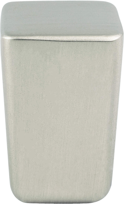 Mini Brushed Nickel Small Square Knob 1333-1BPN-C