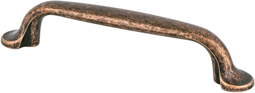 Euro Rustica 96mm CC Rustic Copper Flat Pull 2980-1RC-C