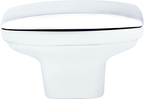 Transitional Advantage One Polished Chrome Rounded Rectangle Knob 9182-1026-P