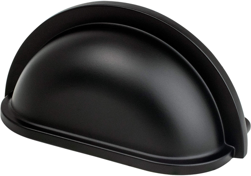 Traditional Advantage Three 3'' CC Matte Black Cup Pull 9194-1055-P