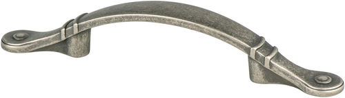 Traditional Advantage Four 3'' CC Weathered Nickel Ringed Arch Pull 9369-10WN-P