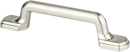 Traditional Advantage Two 3'' CC Brushed Nickel Rounded End Pull 9378-1BPN-P