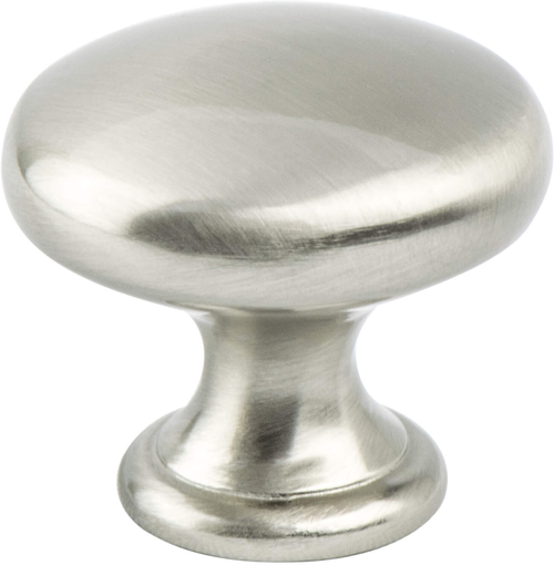 Contemporary Advantage Four Brushed Nickel Wide Round Knob 9432-4BPN-P