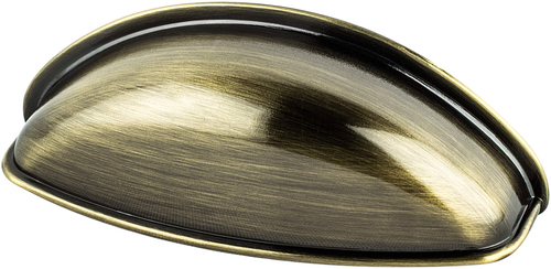 Euro Moderno 64mm CC Brushed Antique Brass Cup Pull 9713-1BAB-P