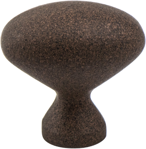 American Classics Dull Rust Oval Knob 9934-1FE-P