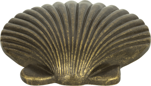 Nautical/Ocean Clamshell Knob 2'' Burnished Bronze 143-BB