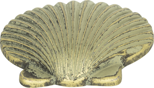 Nautical/Ocean Clamshell Knob 2'' Verdigris 143-V