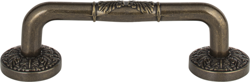 Hammered Medallion Pull 3'' cc Burnished Bronze 264-BB