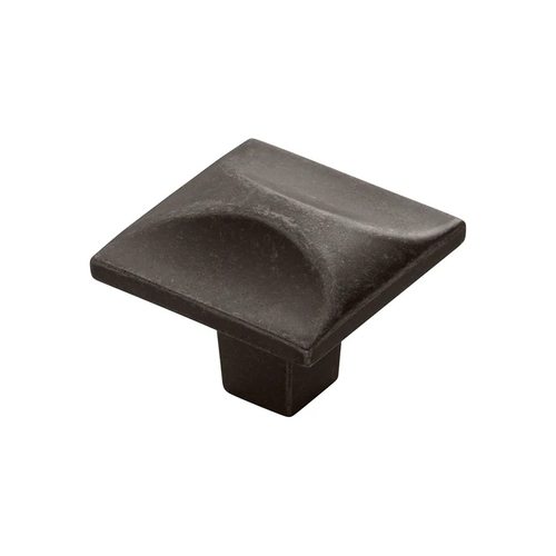 Crest Collection Knob 1-1/4'' Diameter Black Nickel Vibed Finish