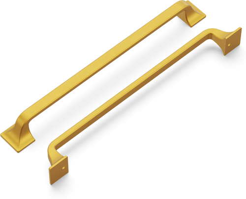 Forge Collection Pull 8-13/16'' cc Brushed Golden Brass Finish H076705-BGB