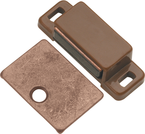 Catches Collection Magnetic Catch 1-7/16'' cc Statuary Bronze Finish P109-2C