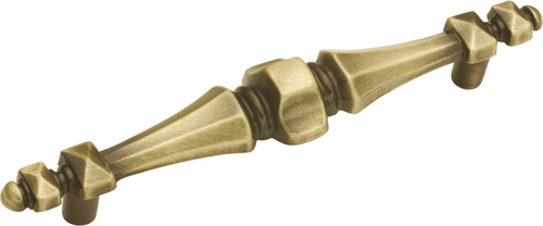 Cavalier Collection Pull 4-1/4'' cc Antique Brass Finish P132-AB