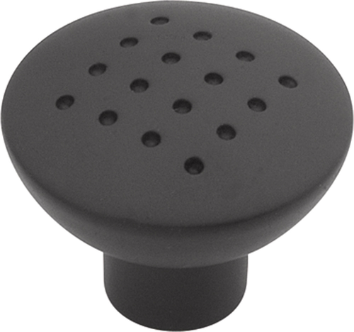 Metropolis Collection Knob 1-1/4'' Diameter Matte Black Finish P2911-MB