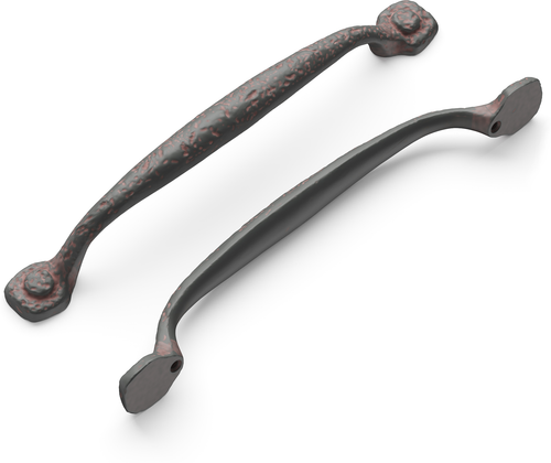 Refined Rustic Collection Pull 6-5/16'' cc Rustic Iron Finish P2997-RI
