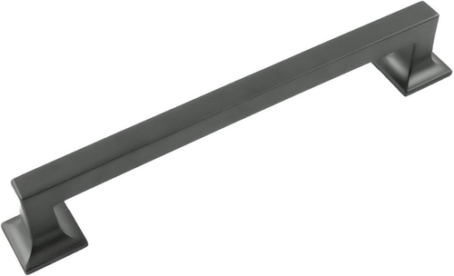 Studio Collection Pull 7-9/16'' cc Matte Black Finish P3019-MB