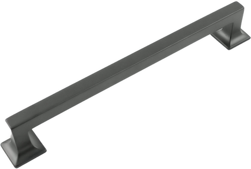Studio Collection Pull 8-13/16'' cc Matte Black Finish P3026-MB