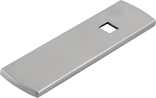 Bijou Astoria Collection Backplate 3-1/2'' x 7/8'' Satin Nickel Finish B056380-SN