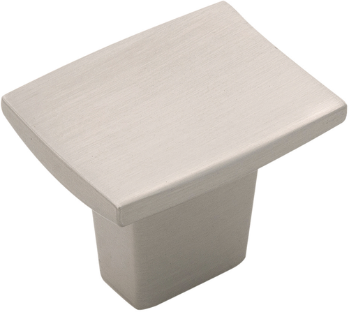 Channel Collection Knob 1-1/4'' x 1'' Satin Nickel Finish B076146-SN