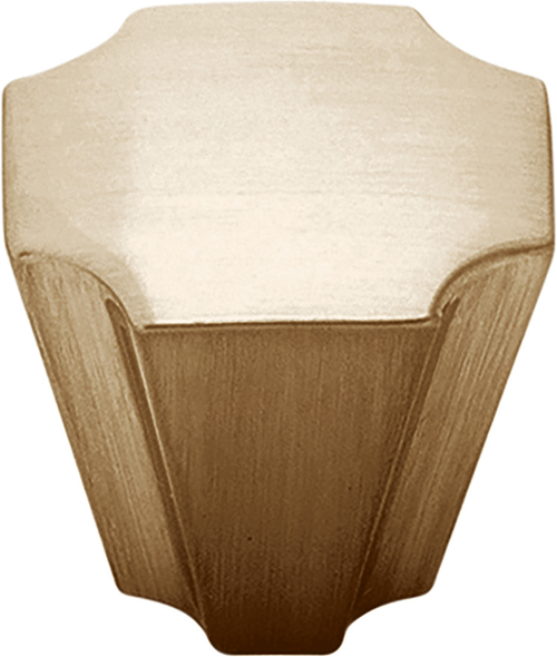 Monarch Collection Knob 1-1/8'' x 1-1/8'' Champagne Bronze Finish B076635-CBZ