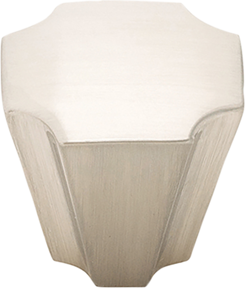 Monarch Collection Knob 1-1/8'' x 1-1/8'' Satin Nickel Finish B076635-SN
