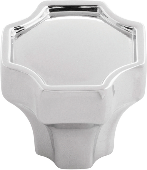 Monarch Collection Knob 1-1/4'' x 1-1/4'' Chrome Finish B076636-CH