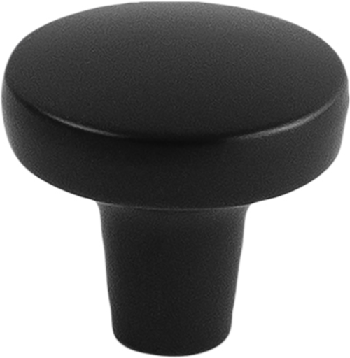 Emerge Collection Knob 1-5/16'' diam Matte Black Finish B077045-MB