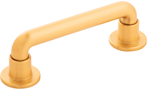 Urbane Collection Pull 3-3/4'' cc Brushed Golden Brass Finish B077947BGB