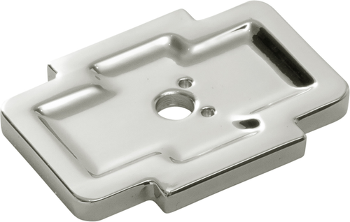Coventry Collection Knob Backplate 1-3/4'' x 1-1/4'' Polished Nickel Finish B07799514