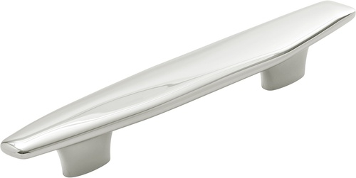Pebble Collection Pull 3-3/4'' & 5-1/16'' (128mm) cc Polished Nickel Finish B079714-14