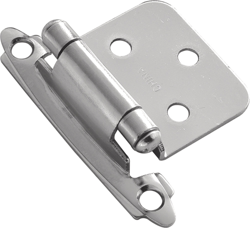Hinge Flush Surface Face Frame Self-Close Chrome Finish P144-26