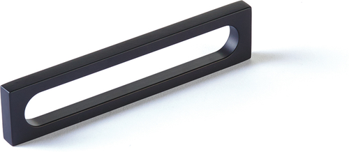 Cafe Pull, Modern Oval Slot, Matte Black, 5'' cc 10033-MB