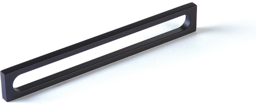 Cafe Pull, Modern Oval Slot, Matte Black, 8'' cc 10034-MB