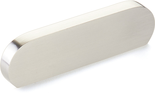 Cafe Pull, Modern Oval, Brushed Nickel, 3'' cc 10041-BN