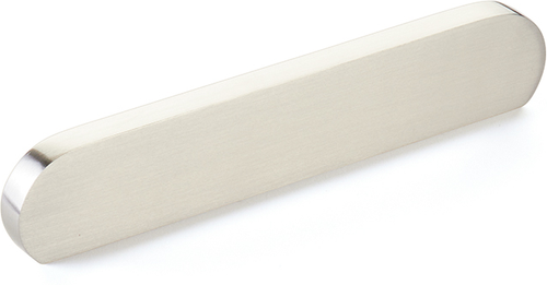 Cafe Pull, Modern Oval, Brushed Nickel, 4'' & 5'' cc 10042-BN